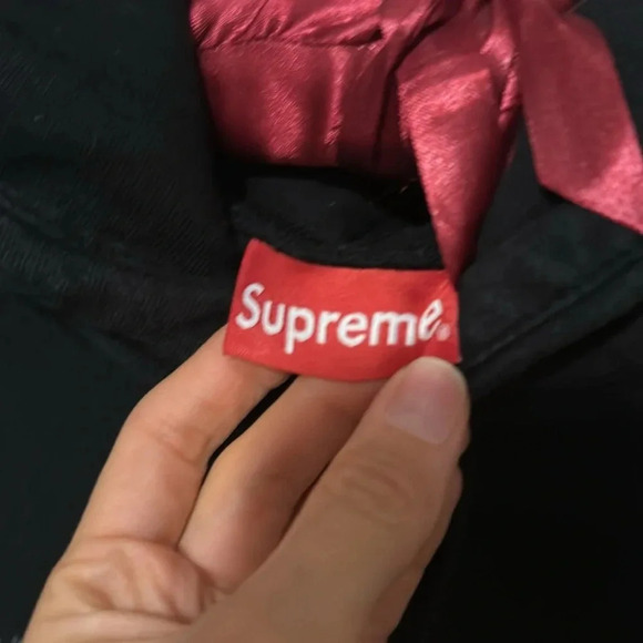 Rare supreme rain 3 D appliqué drop hoodie - Picture 4 of 6